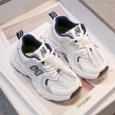 Donkerblauwe Kindersneakers zonder Veters – Lichtgewicht Ademend Ontwerp – Maat 26-33 1